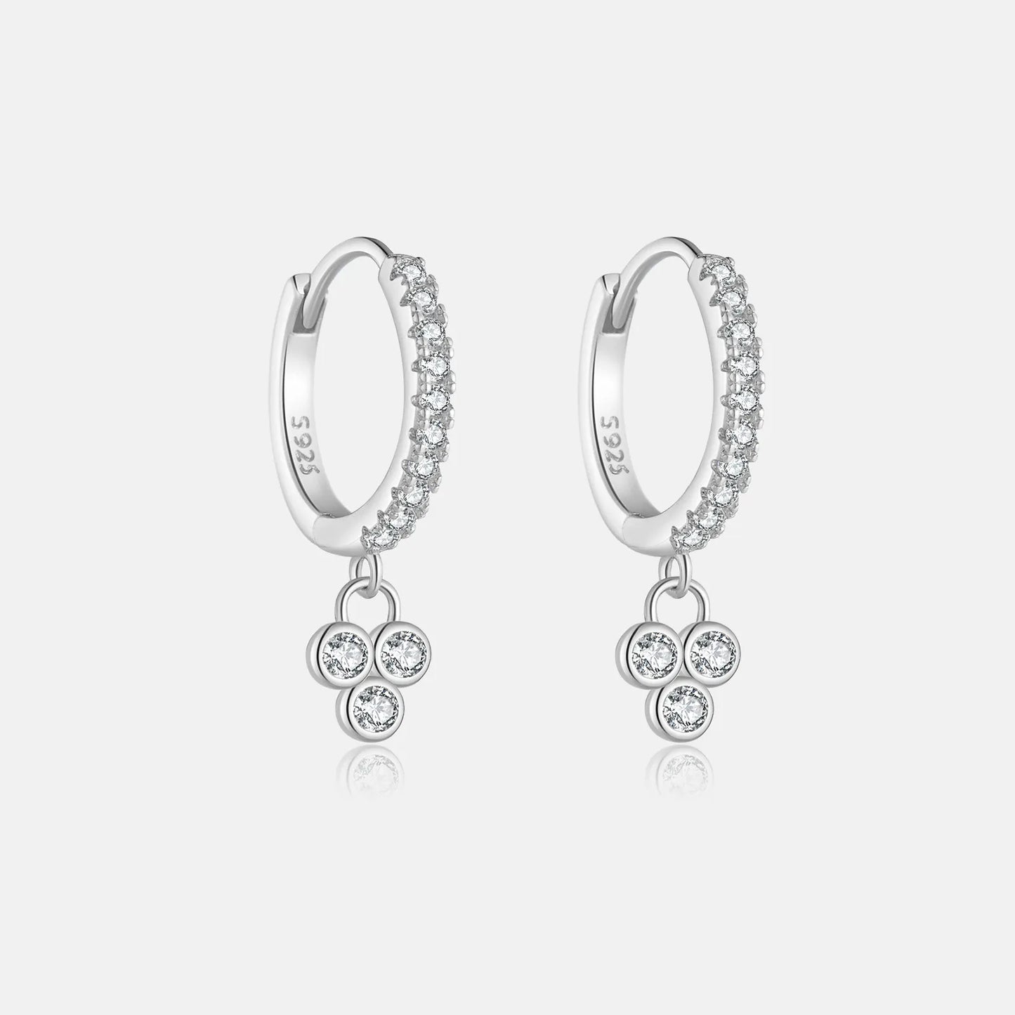 Juliette Triple Stone Earrings