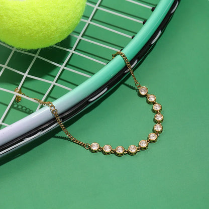 Léa Round Tennis Bracelet