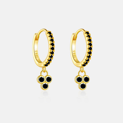Juliette Triple Stone Earrings