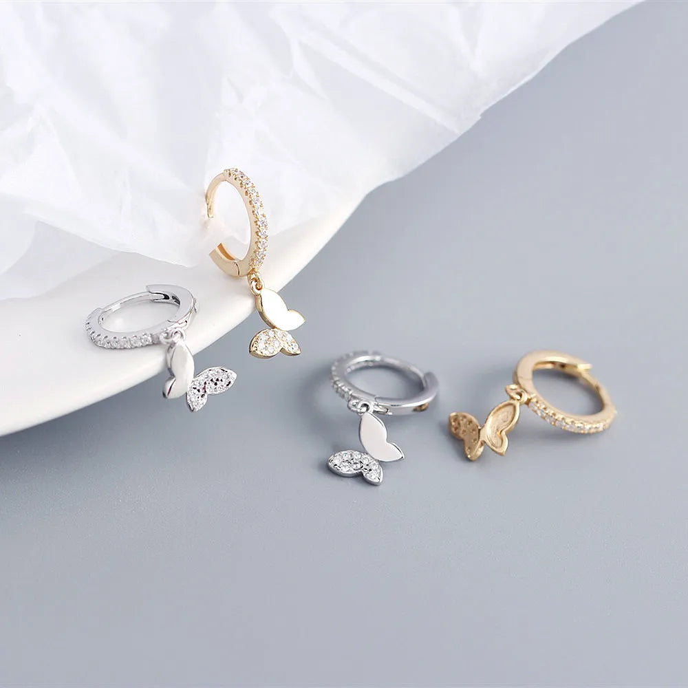 Camille Butterfly Charm Earrings