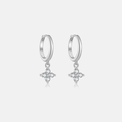 Juliette Clover Crystal Hoops