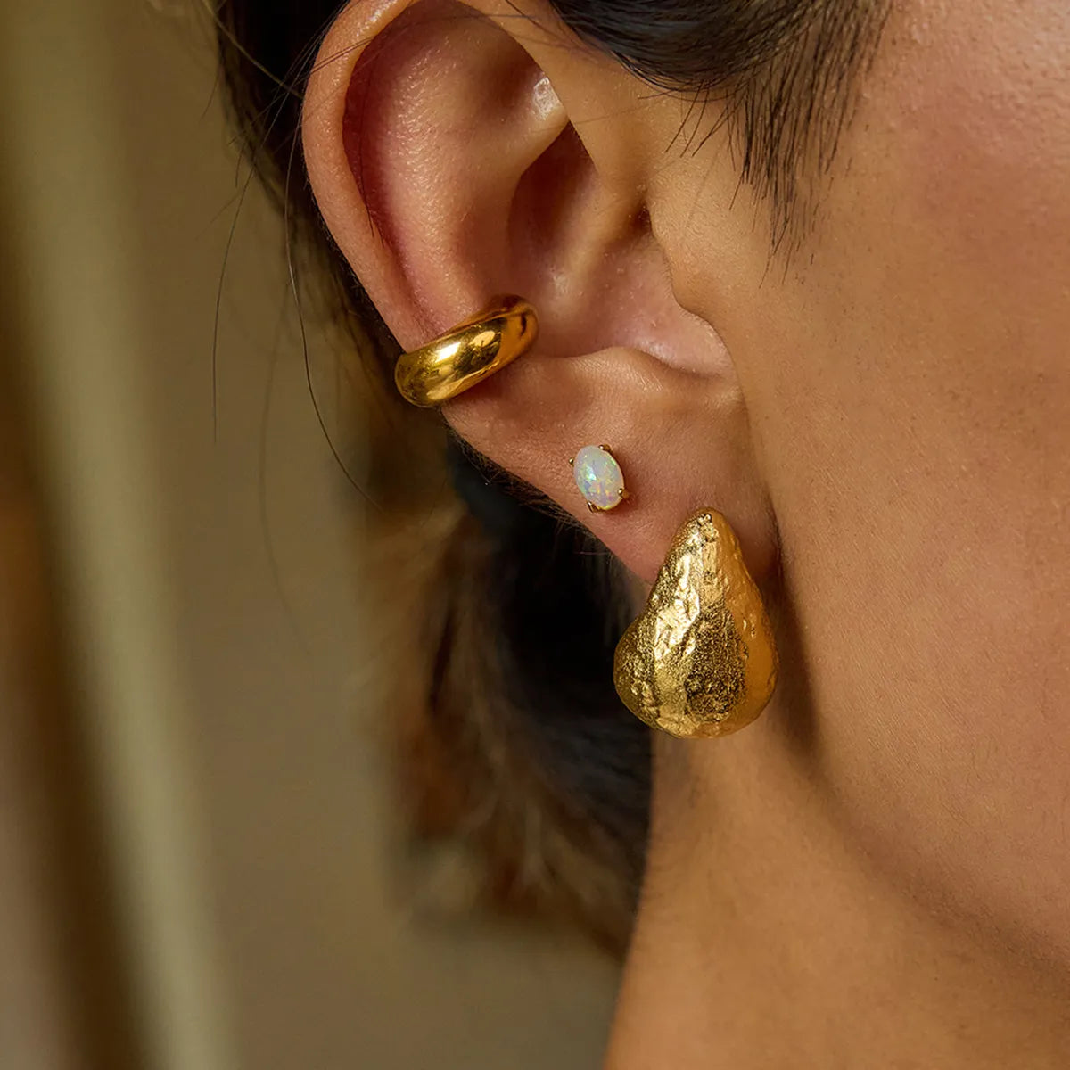 Éden Sculpted Drop Earrings