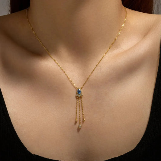 Isabella Radiant Drop Necklace