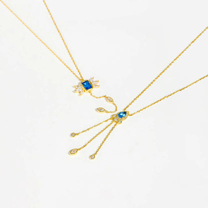 Isabella Noir Drop Necklace