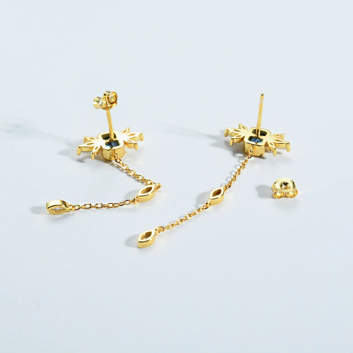 Isabella Noir Drop Earrings