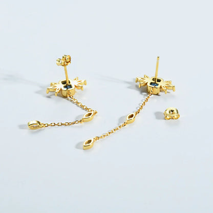 Isabella Noir Drop Earrings