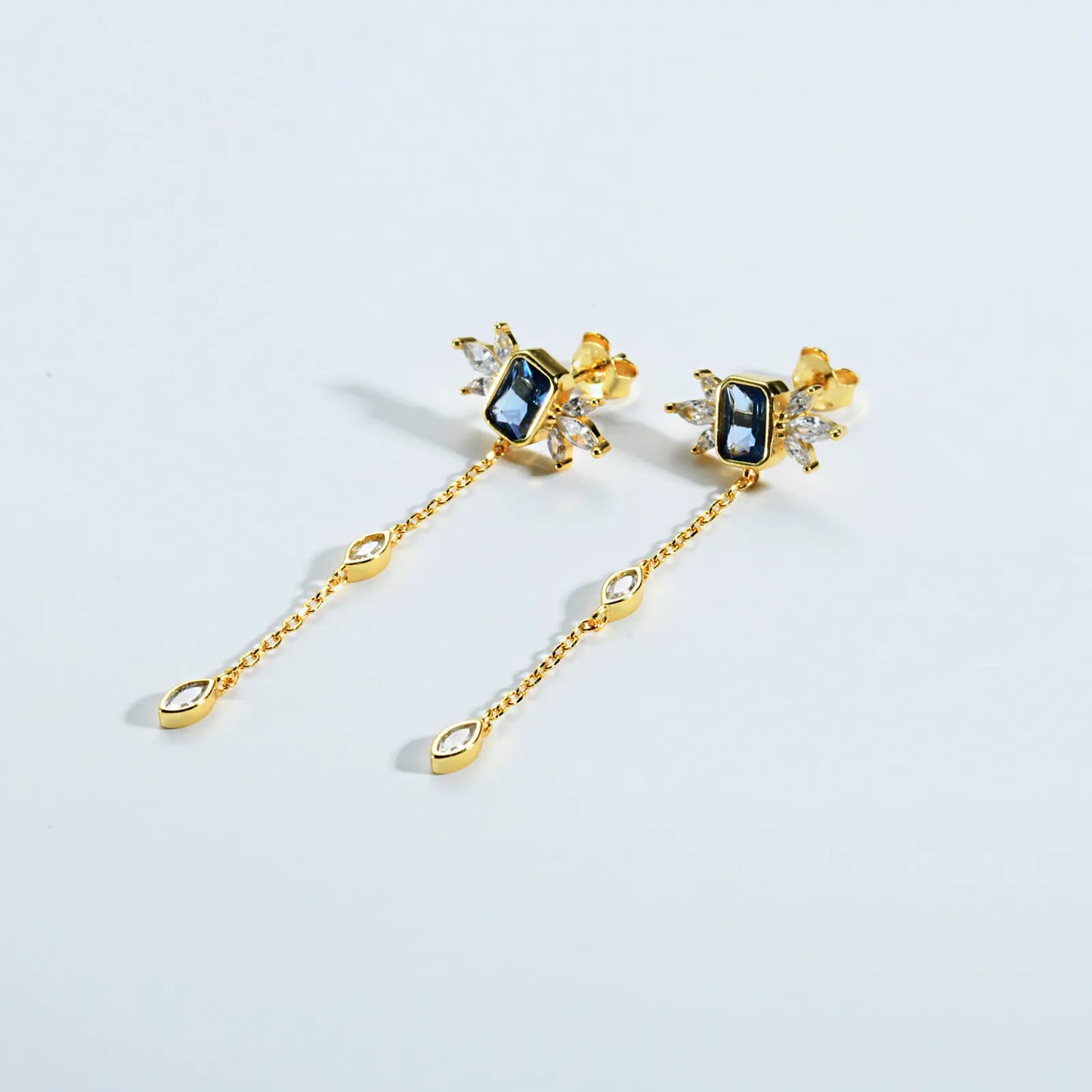 Isabella Noir Drop Earrings