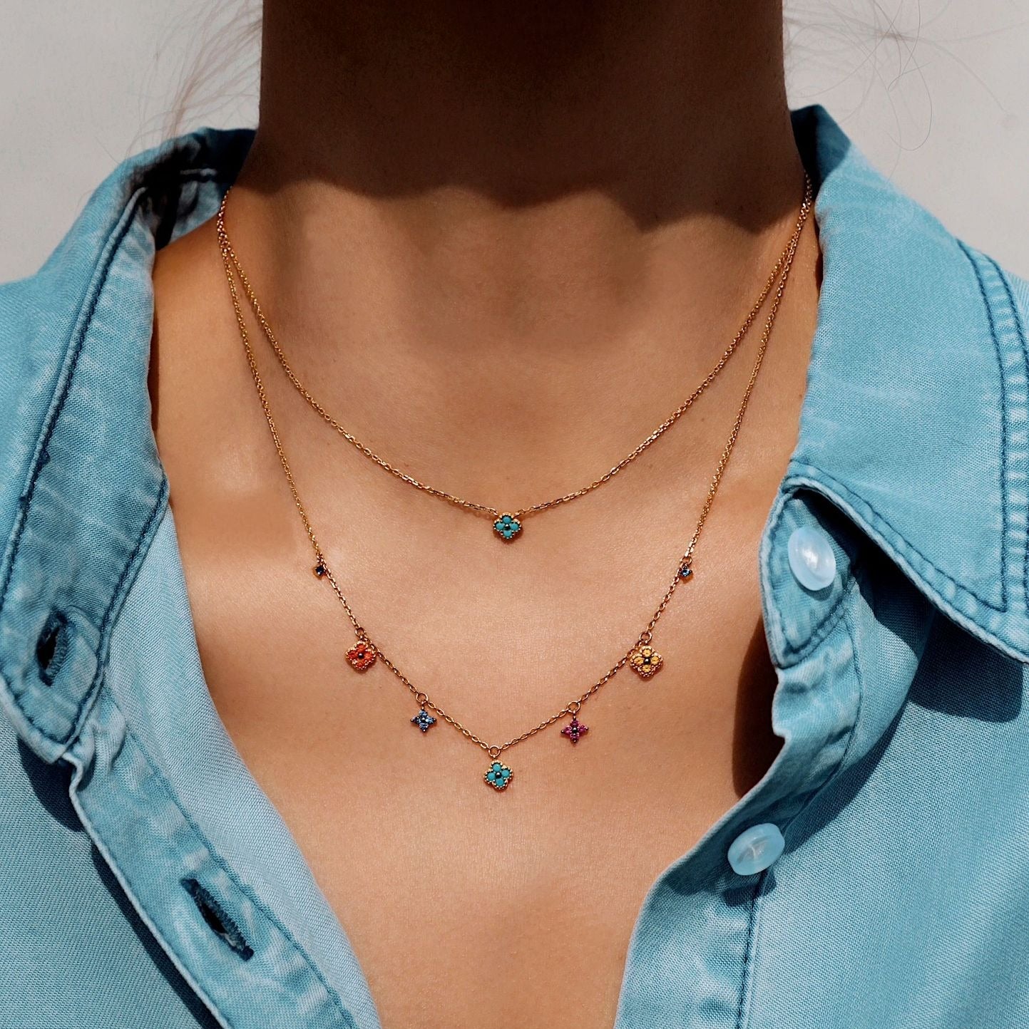 Aurélie Crystal Pedant Necklace