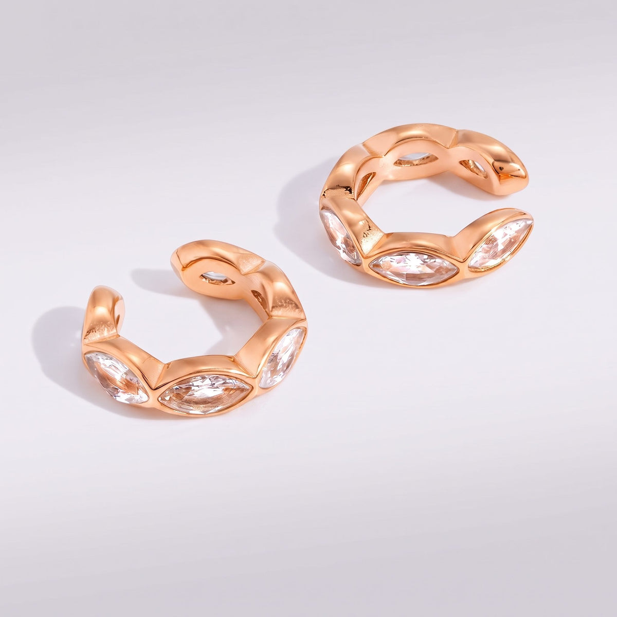 Irène Marquise Gold Ear Cuffs - Joie d’Or