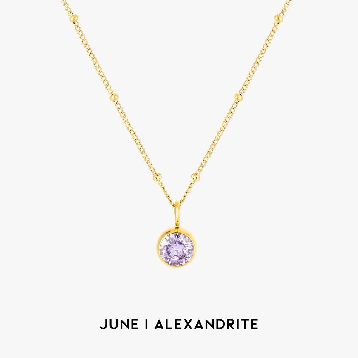 Amelia Birthstone Necklace - Joie d’Or