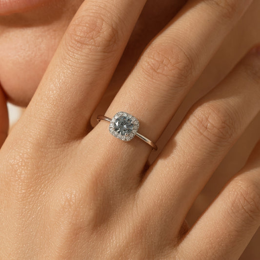Isabelle Halo Silver Ring - Joie d’Or