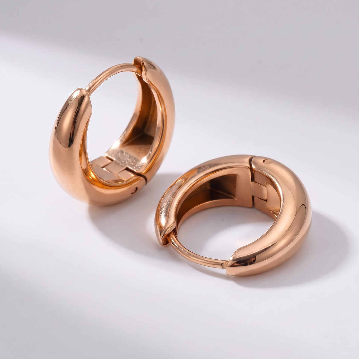 Nina Dome Huggie Gold Earrings - Joie d’Or