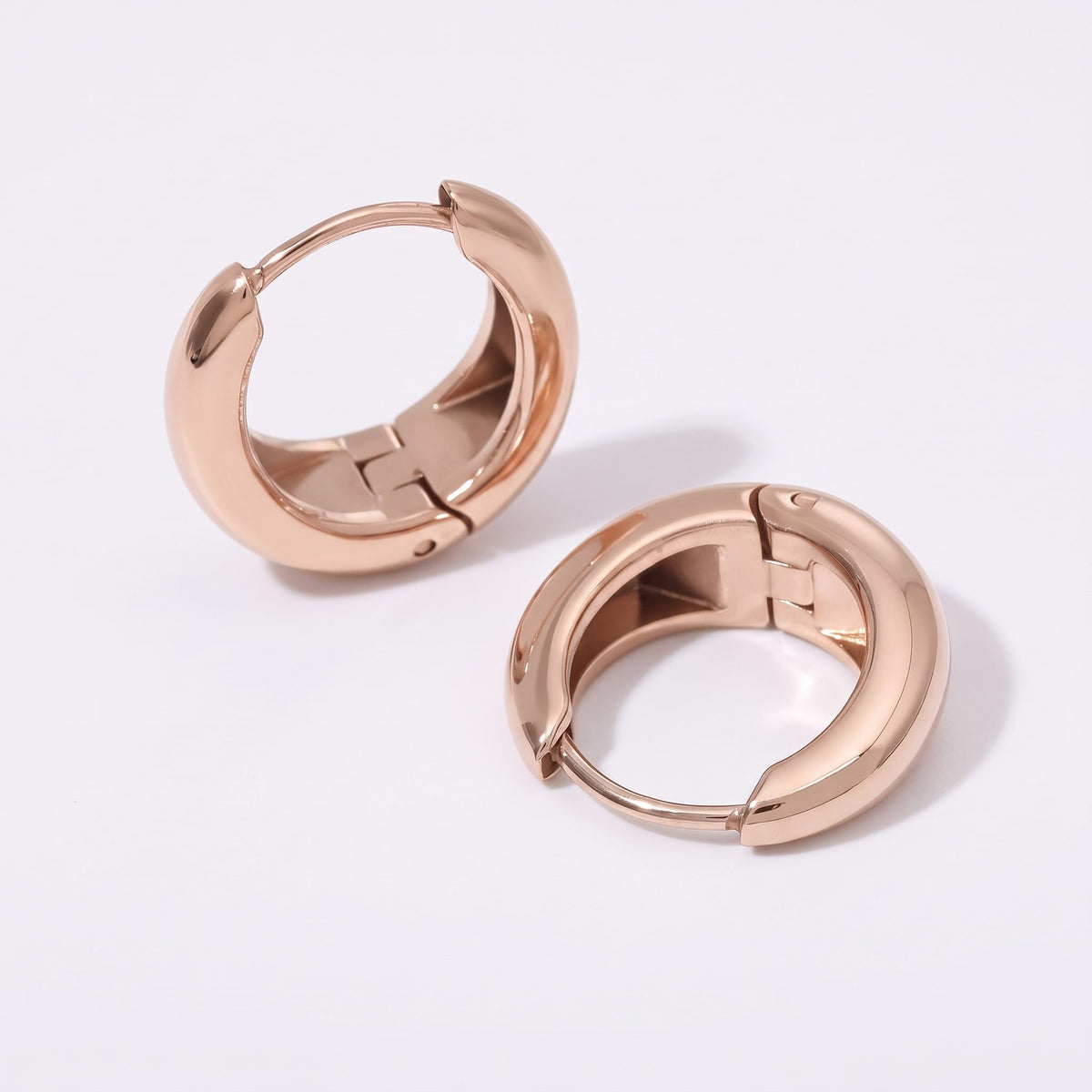 Nina Dome Huggie Silver Earrings - Joie d’Or