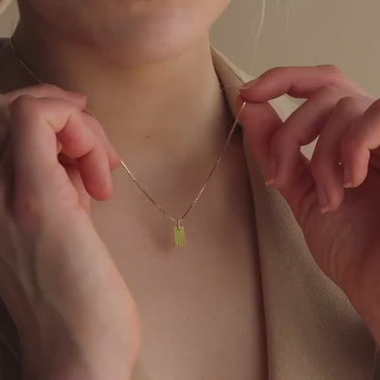 Chloé Initial Charm Necklace
