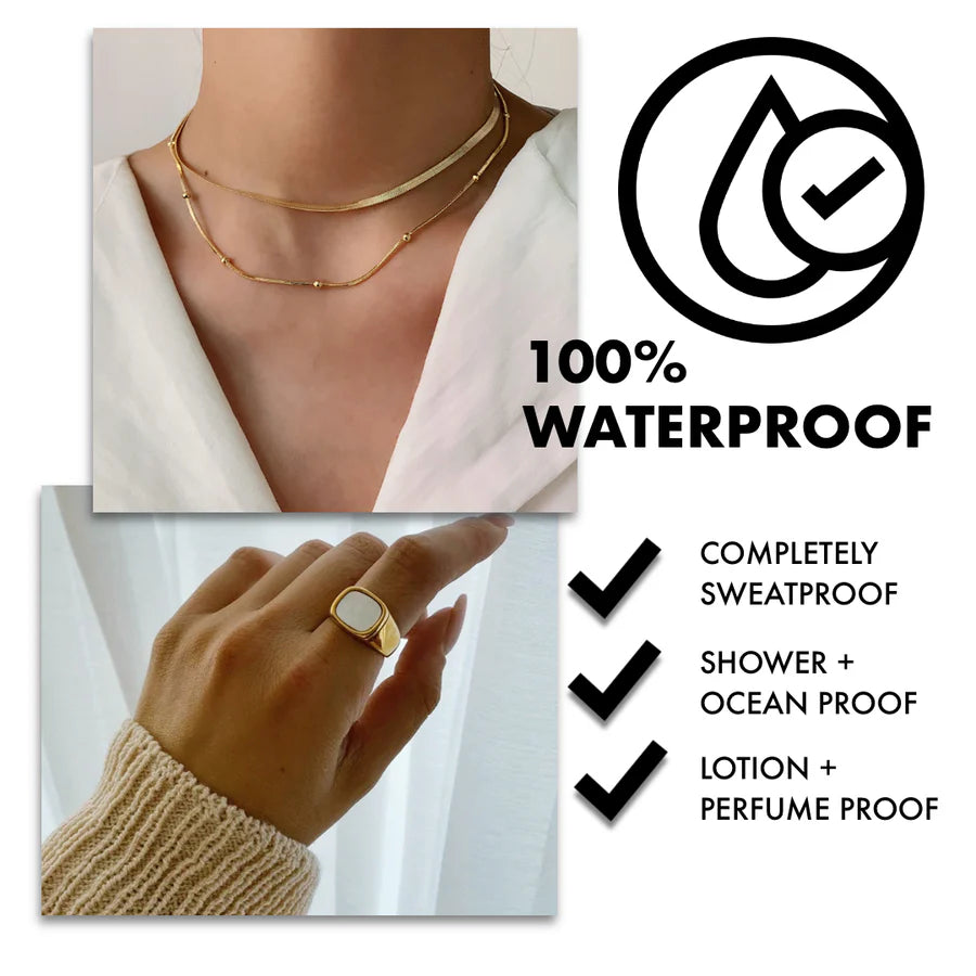 Joie d’Or jewelry: how is our jewelry waterproof?