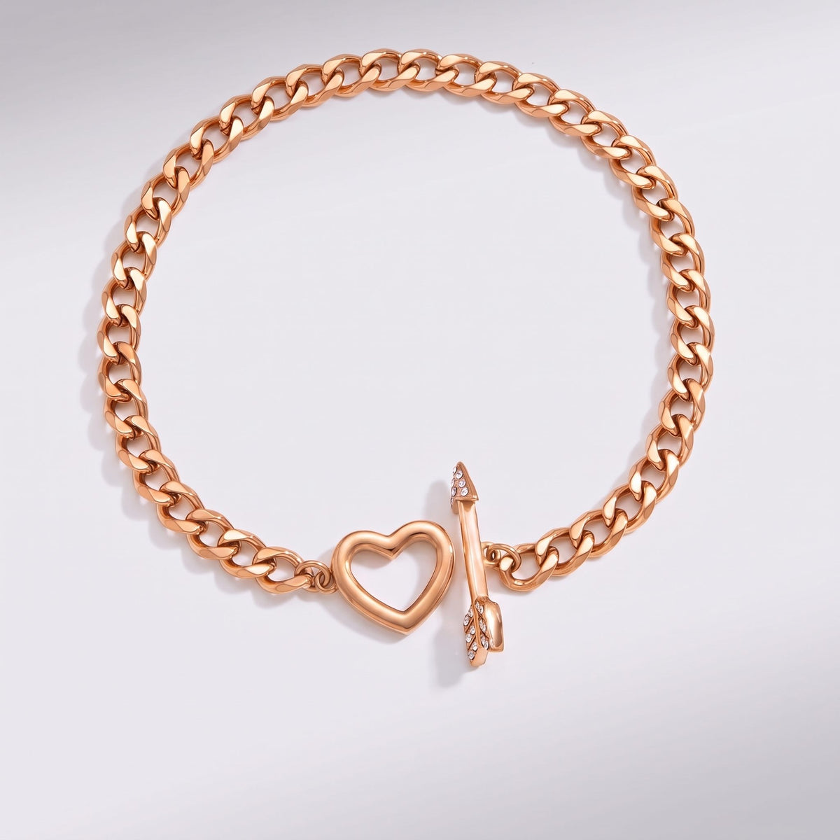 Rafaella Heart Arrow Gold Bracelet