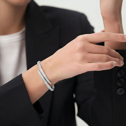 Vivienne Lumière Silver Bangle