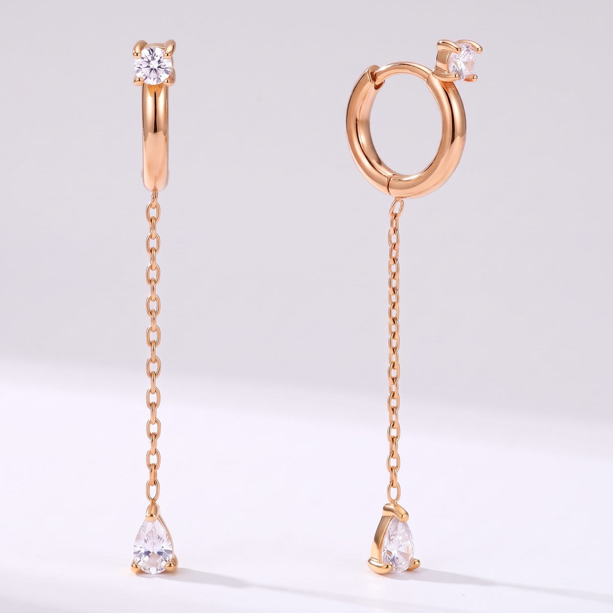Yvette Chain Drop Gold Earrings - Joie d’Or